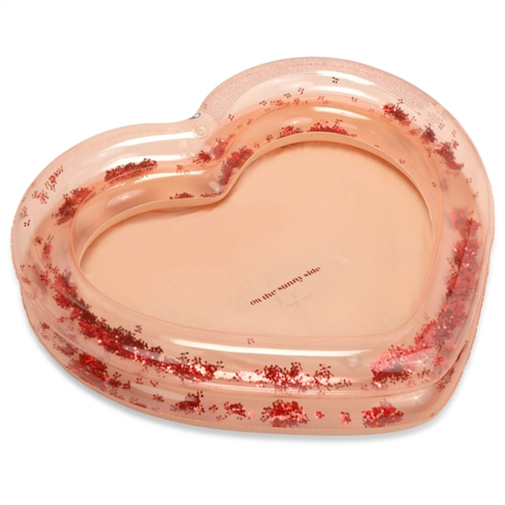 Pool Hjerte Transparent Blush