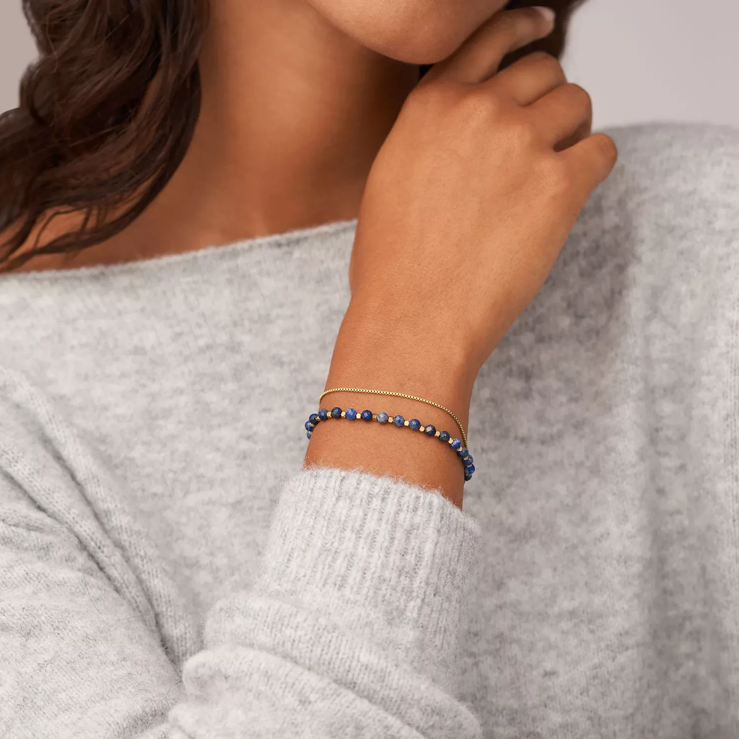Fossil JF04540710 Armbånd Sten JF04540710