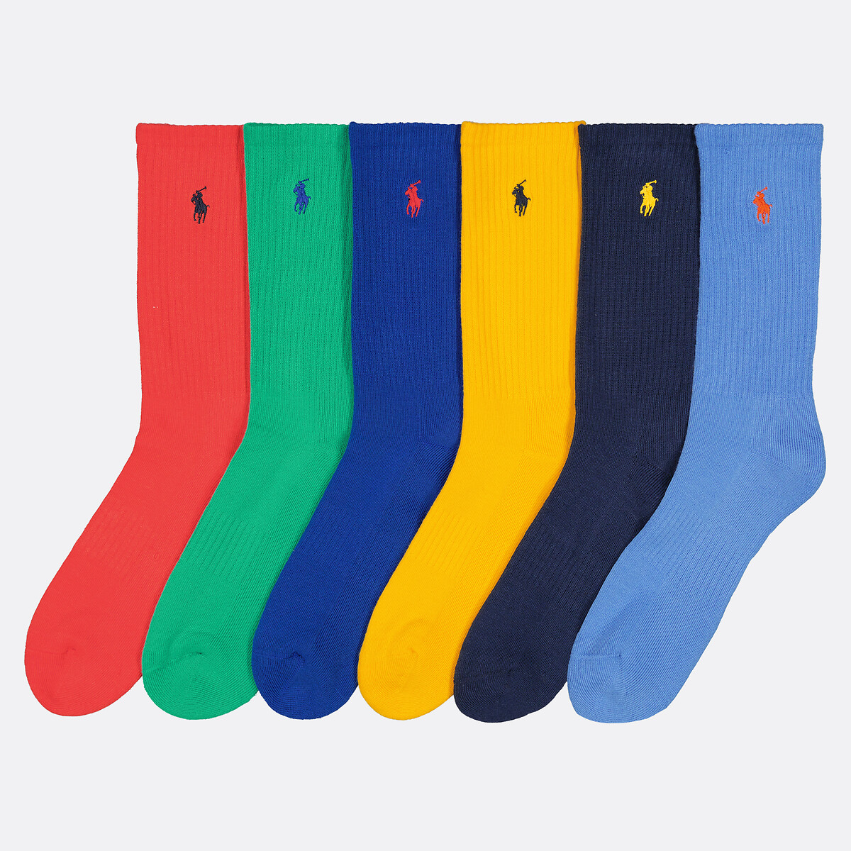 POLO RALPH LAUREN<br>Conjunto de 6 pares de meias