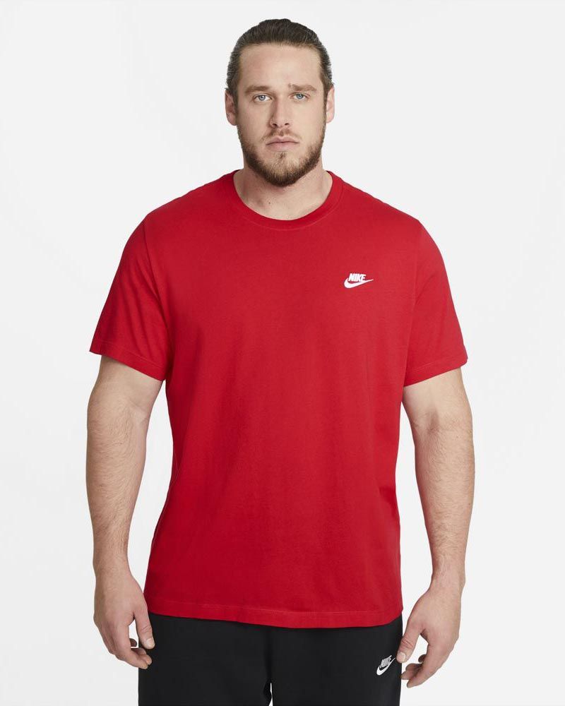 T-shirt Nike Sportswear Club Rouge pour homme