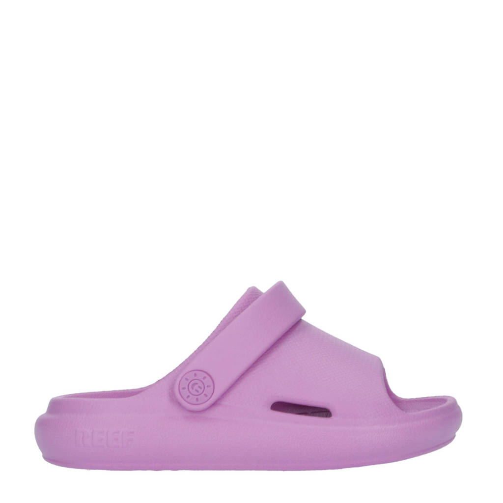 Reef Little Rio Slideslippers met hielbandje lila