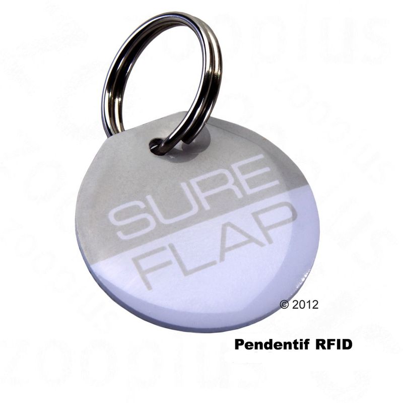 Chatière SureFlap XXL, lecteur de puces, marron