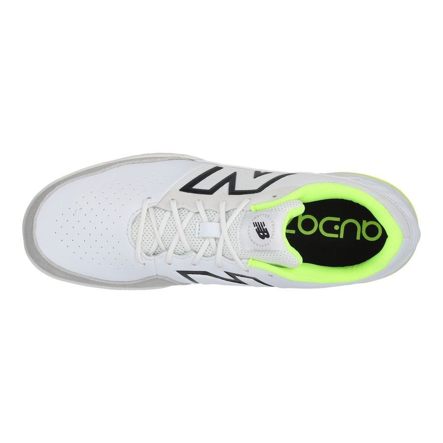 New Balance Audazo V6 Command IN - Blanc/Jaune Fluo