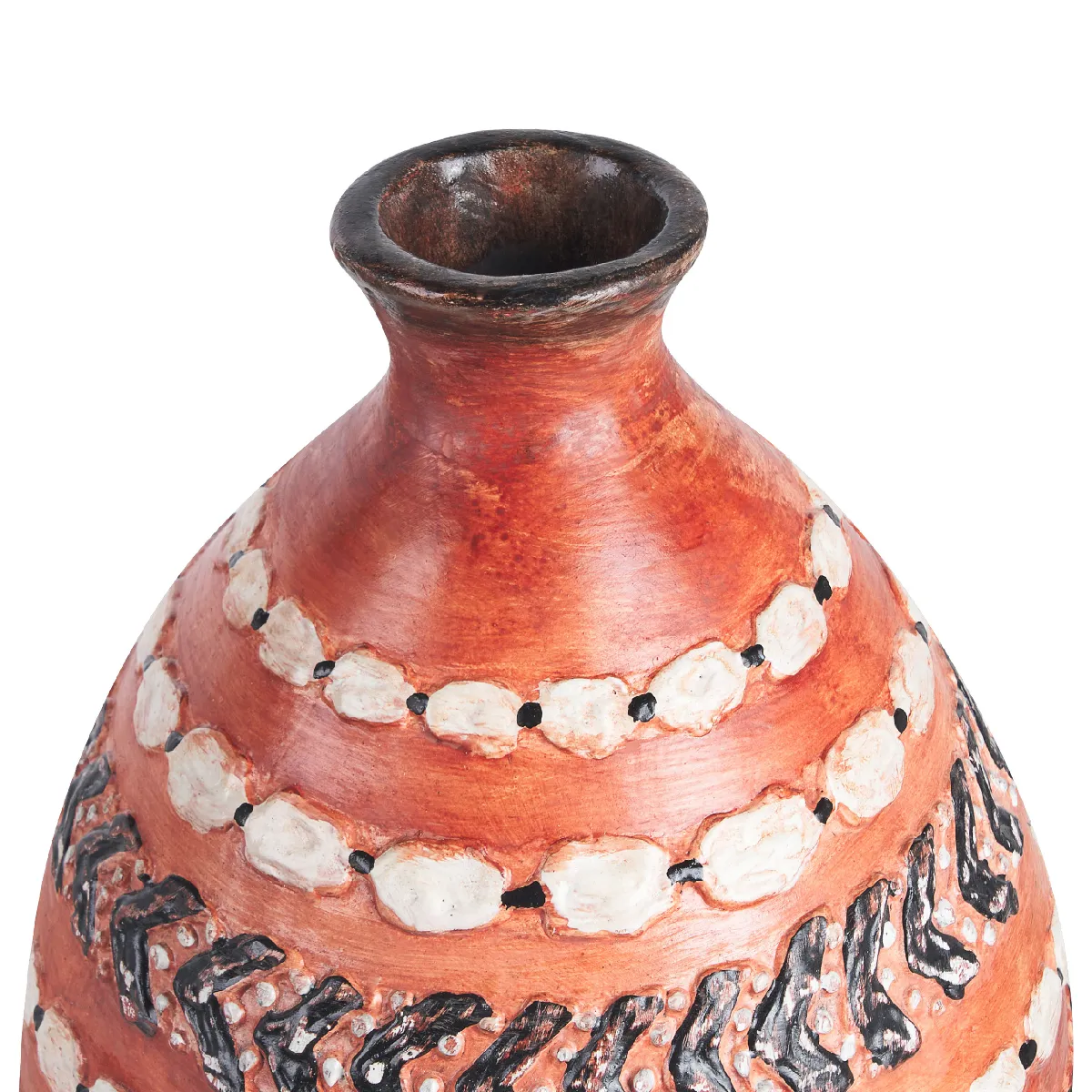 Beliani Vase KUMU - Marron
