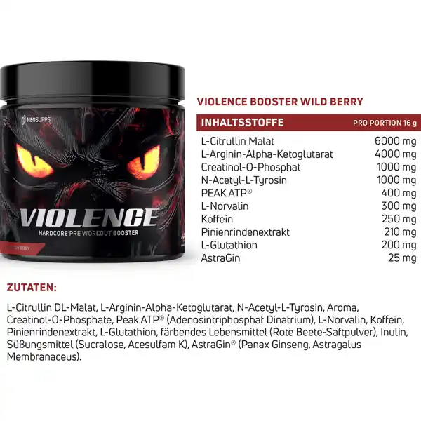 Violence Booster Bloody Berry