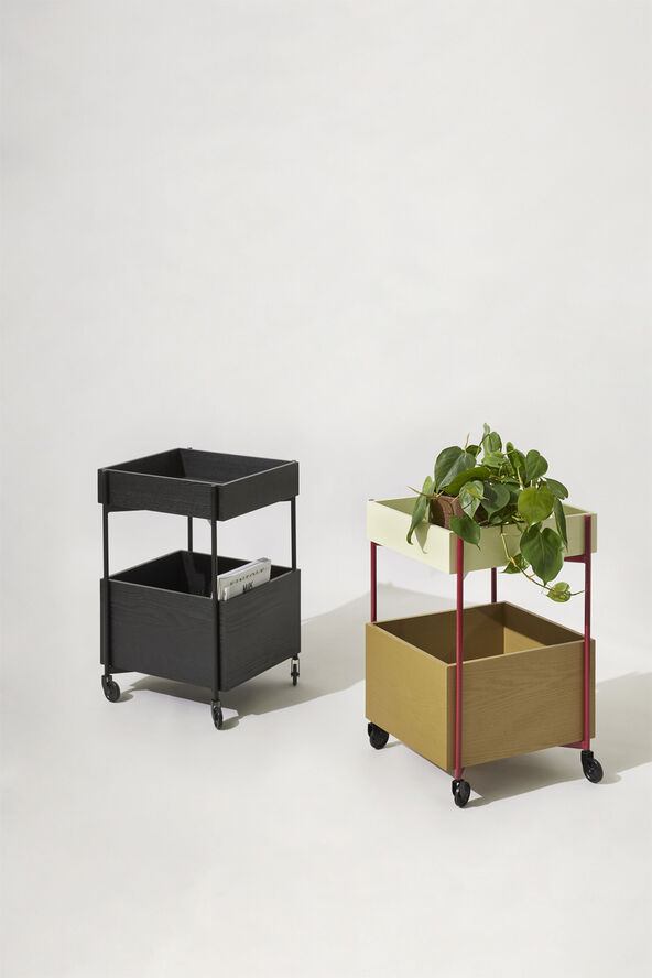 Hübsch Fresh Rullebord Sort Black