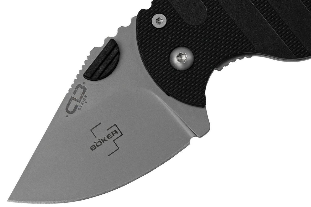 Böker Plus Subcom 2.0 01BO525, Chad Los Banos design zwart, zakmes