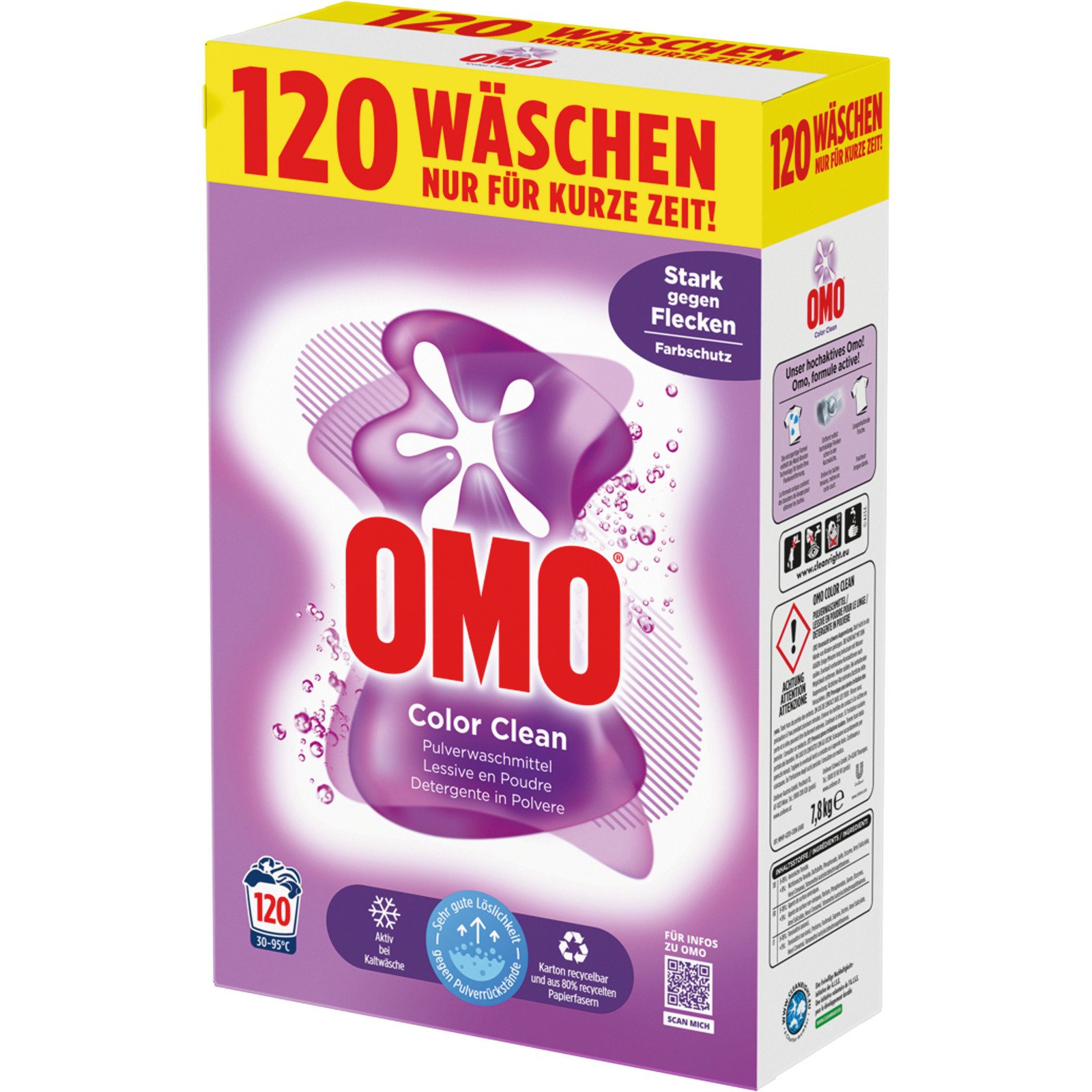 Omo Pulver Colorwaschmittel 120 Waschgänge