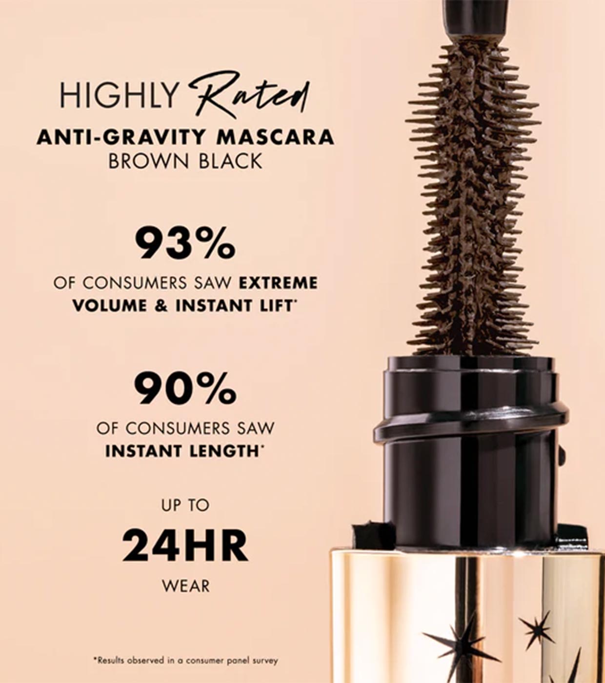 Milani - Rímel Highly Rated Anti Gravity - 110: Brown Black