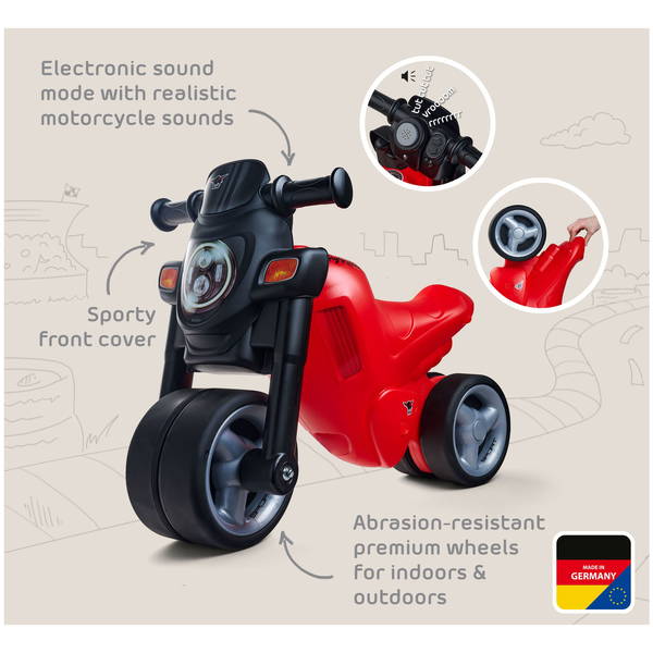 BIGBIG   Sport Bike Laufrad rot