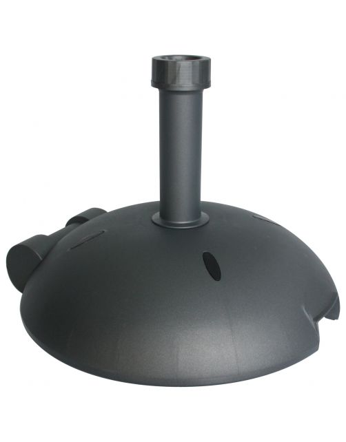Helcosol Parasolvoet Beton Met Rol - Tuinmeubelen - 51x49x13 cm 40 kg Antraciet