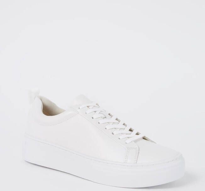 Vagabond Shoemakers Zoe Platform Lage sneakers Leren Sneaker Dames Wit