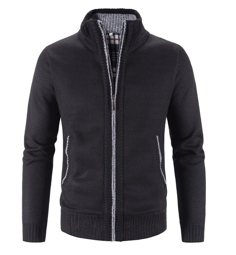YIKES - Effen cardigan met opstaande kraag en rits