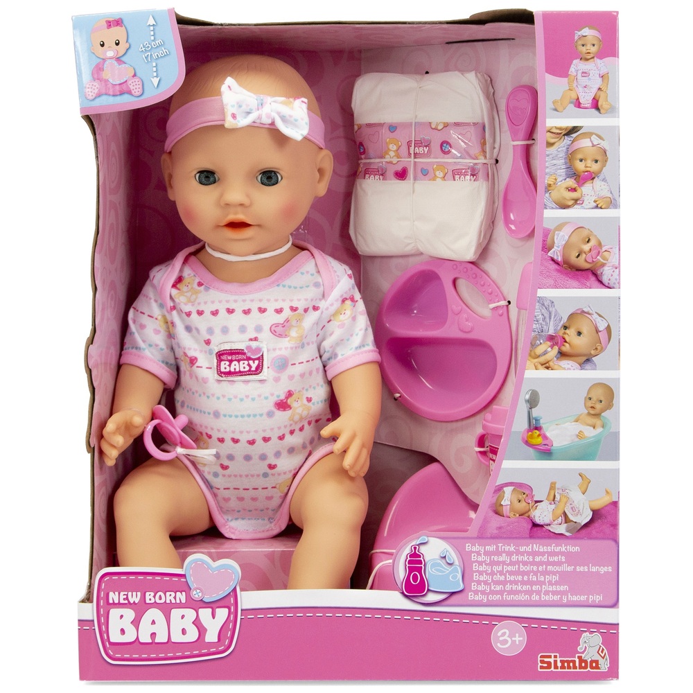 Neugeborenen-Babypuppe mit Zubehör