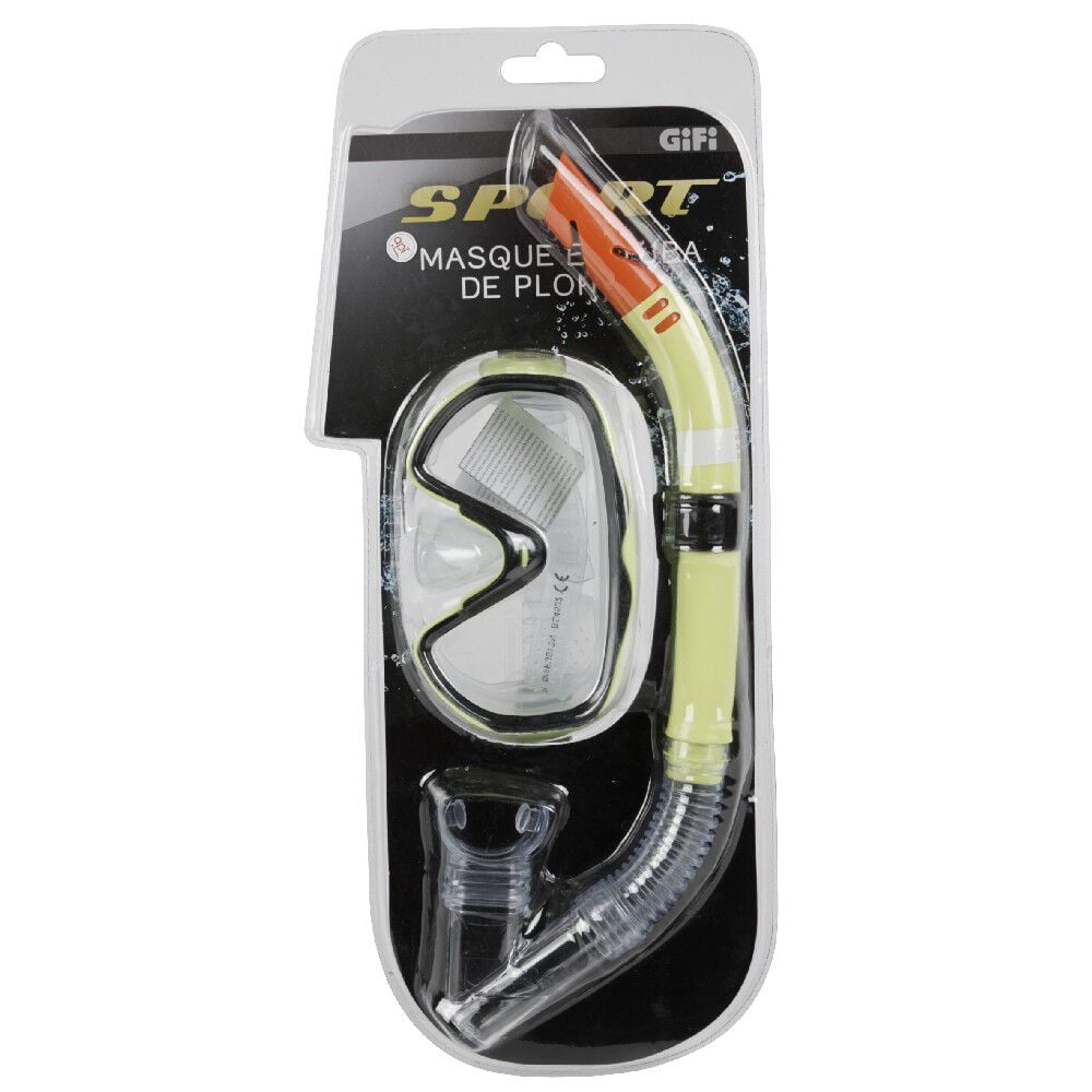 Set de plongée masque avec tuba adulte