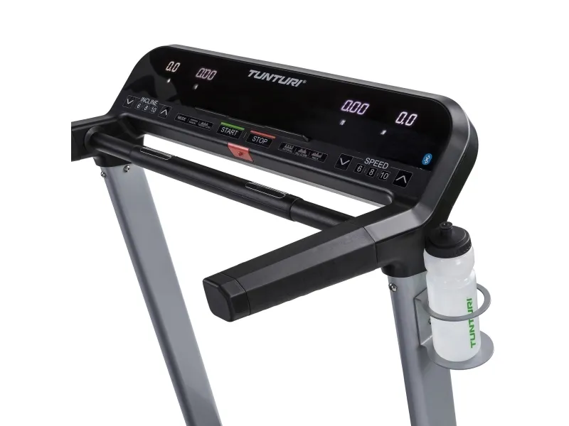 Tunturi FITRUN 70I, 125 kg, 0,8 km/t, 20 km/t, Kalorier, Incline, Pulse rate, Hastighed, Tid, 0 - 15%, LED