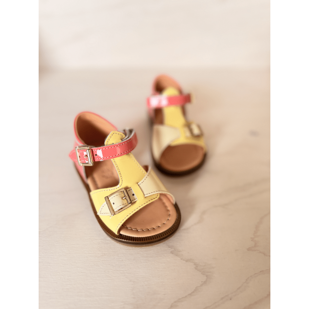 OCRA - Sandaal met gesplook en velcrosluiting