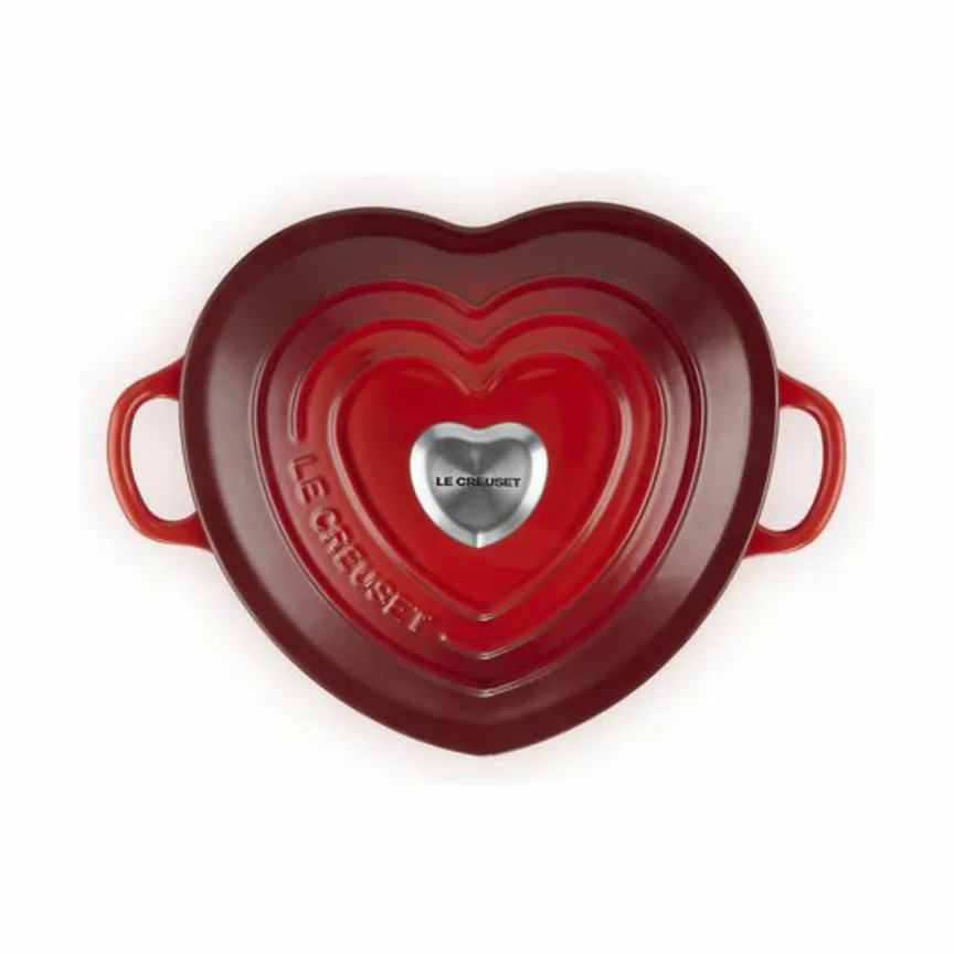 Le Creuset Hjerteformet Gryde m. stålknop