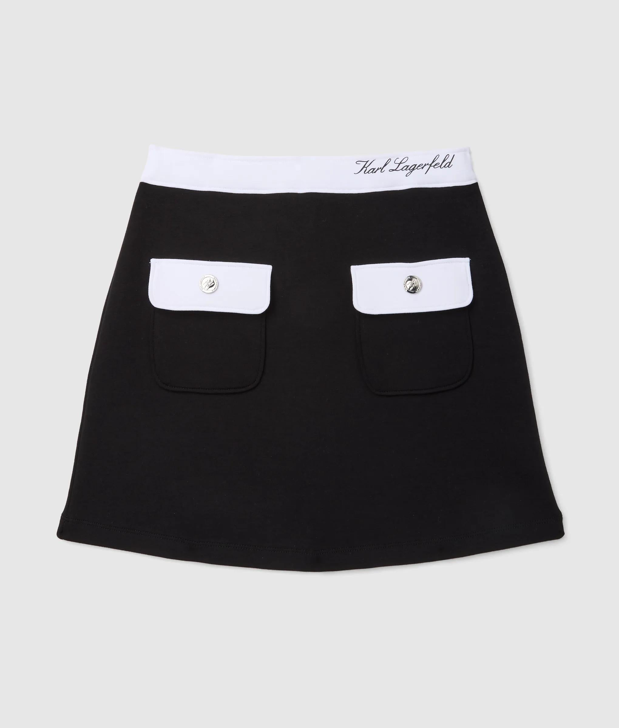 Meisjes gepipte mini rok
