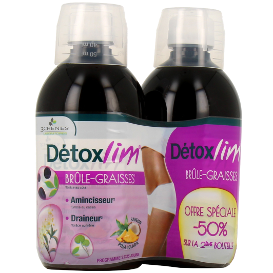 Detoxlim draineur brule graisses - Complément alimentaire minceur