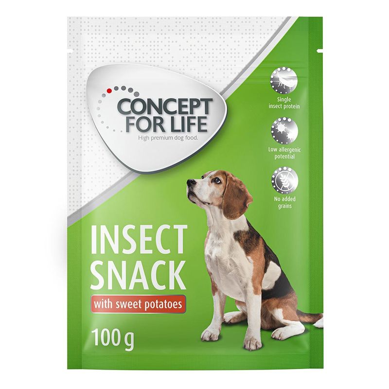 Friandises Concept for Life Insect Snack patates douces pour chien