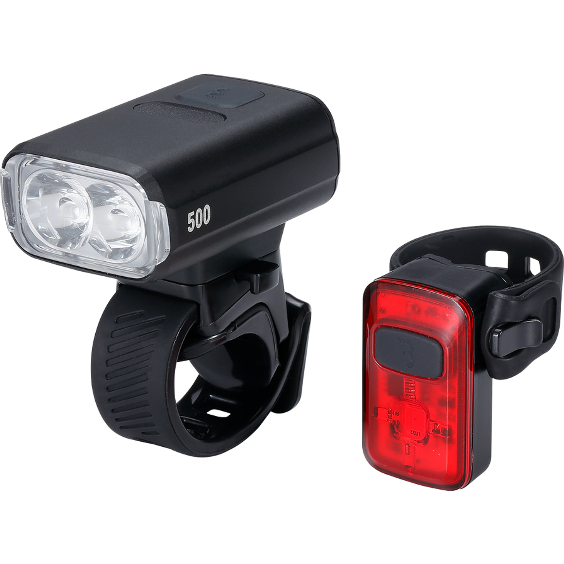 BBB Cycling BLS-265 NanoStrike 500 + BLS-152 Spark Verlichtingsset
