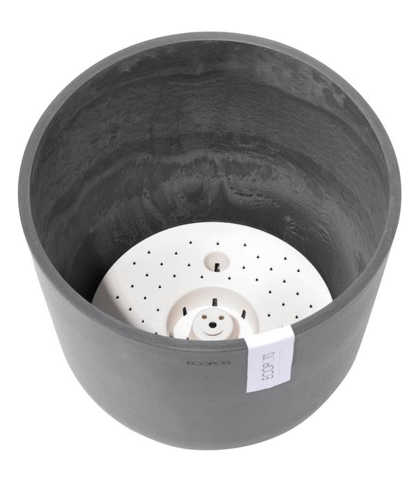 Ecopots Kunststoff-Topf Oslo mit Wassersystem,