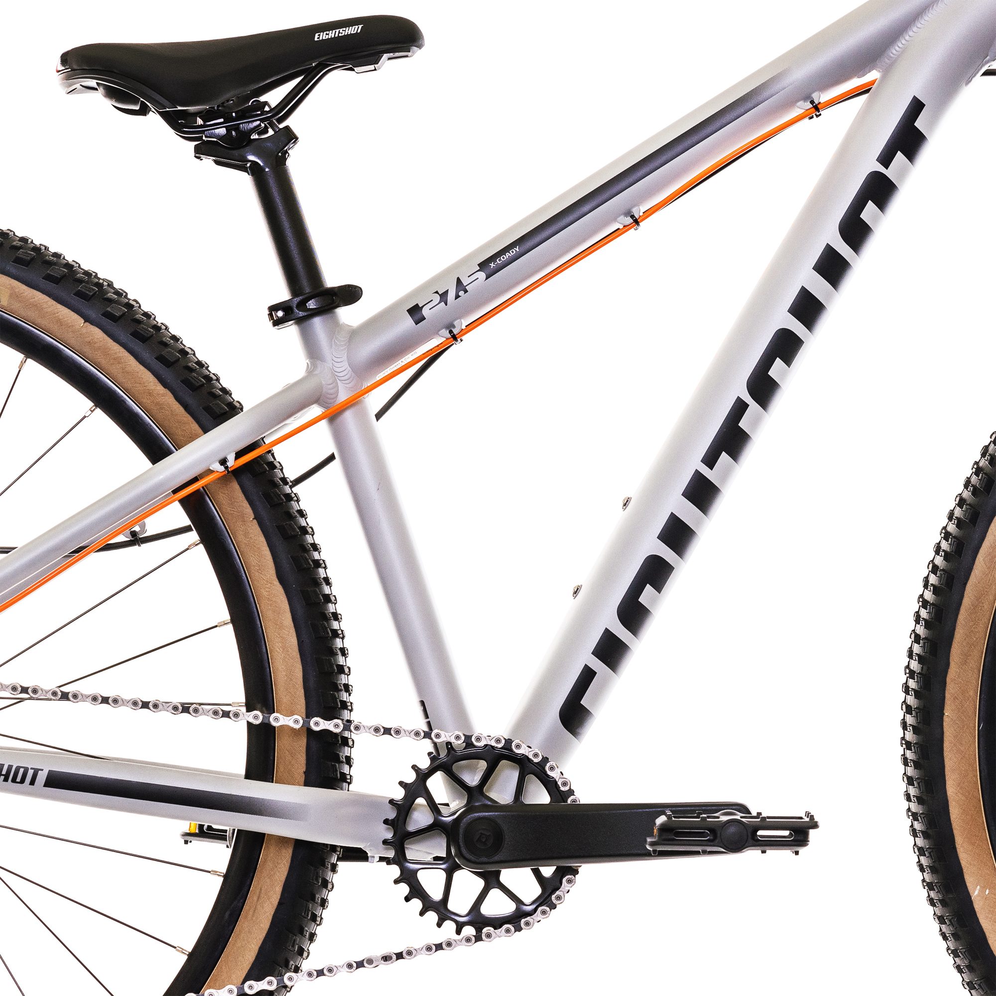 Eightshot X-Coady 275 Disc Kinderfahrrad grau