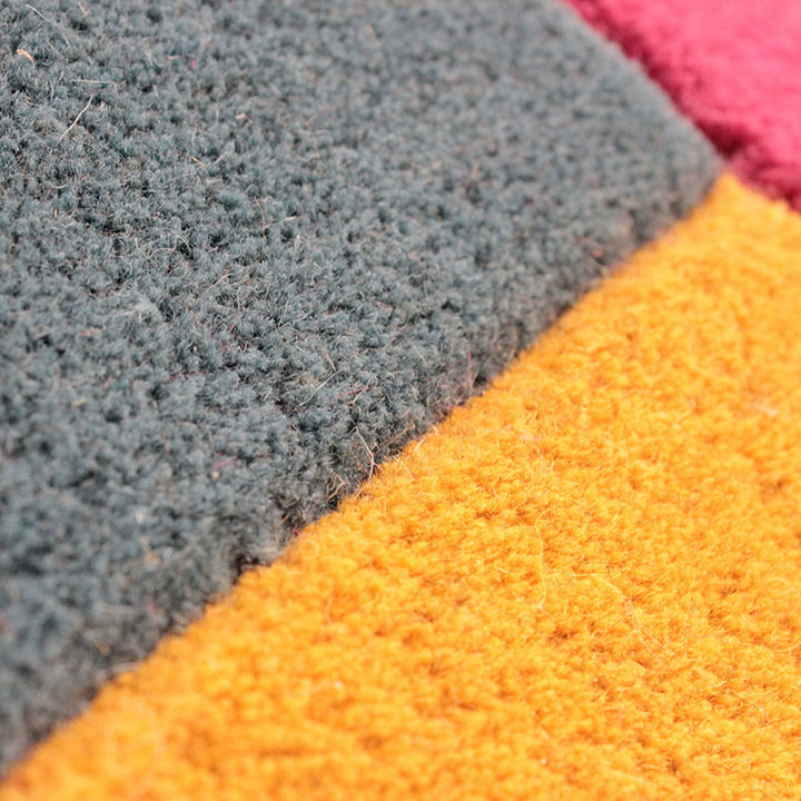 Abstract vloerkleed - Stracto Collage Multicolor | Uniek