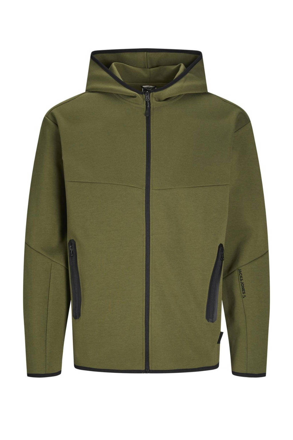 JACK & JONES vest JCOFUSION olijfgroen