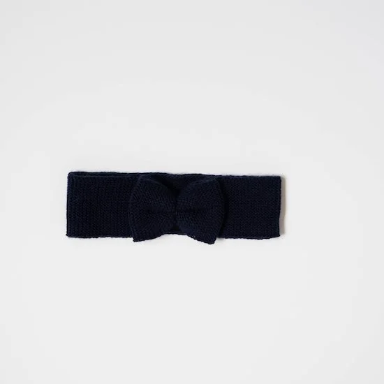 Bandeau avec noeud   Marine        de               La Manufacture de Layette