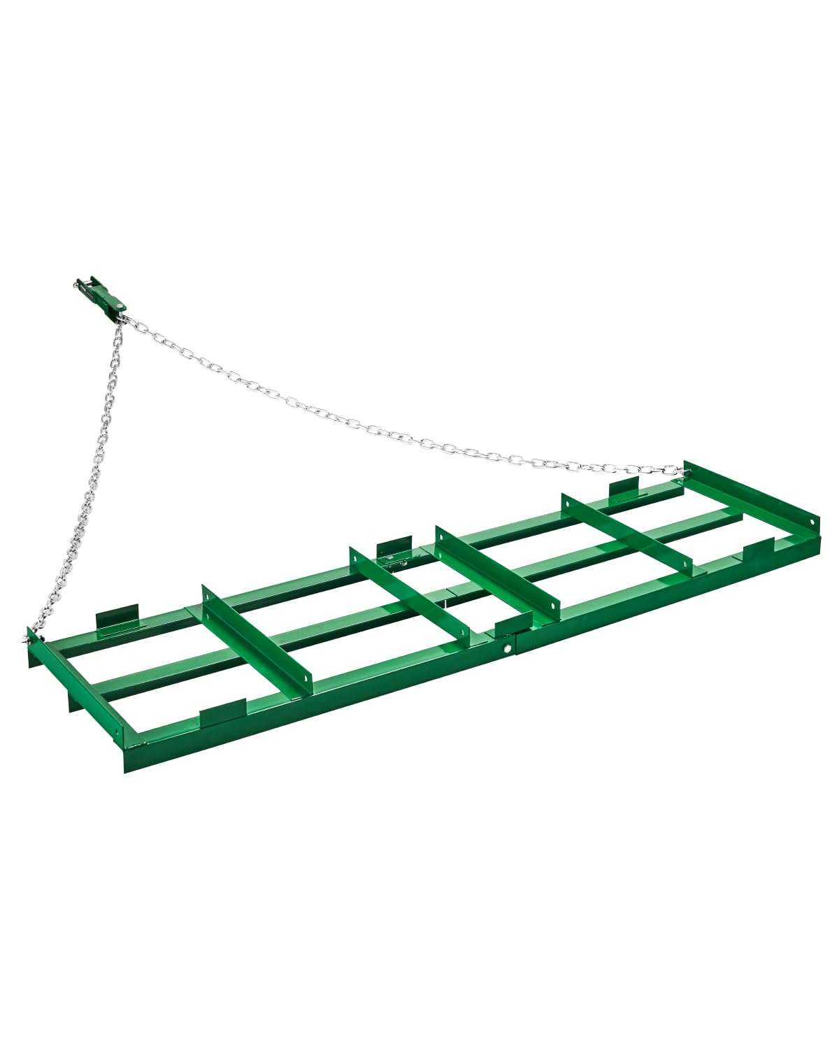 VEVOR Schleppegge, 1830x500x100 mm, Wiesenschleppe mit verstellbaren Stangen und 183 cm Kette, Rasentraktor, Feldegge für Geländefahrzeuge, UTVs, Traktoren, Rasenmäher, Schleppwerkzeug für den Hof