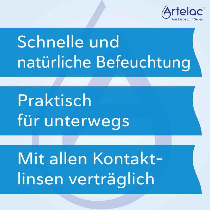 Artelac Splash EDO Augentropfen bei trockenen Augen, 60X0.5 ml