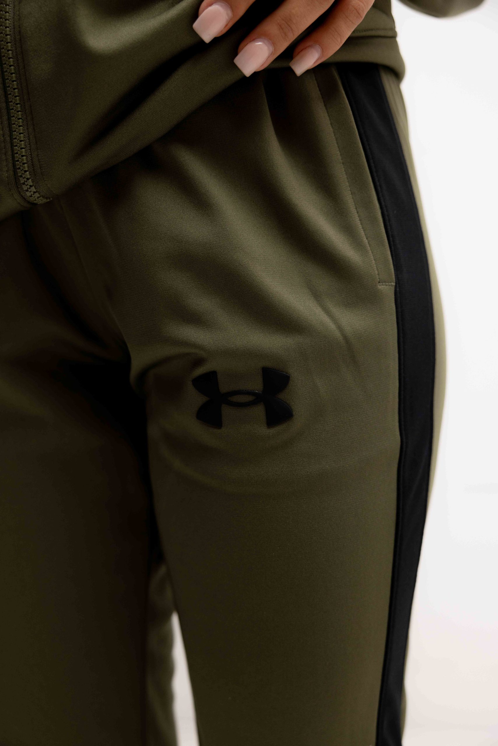 Under Armour Rival Knit Trainingspak Dames Groen