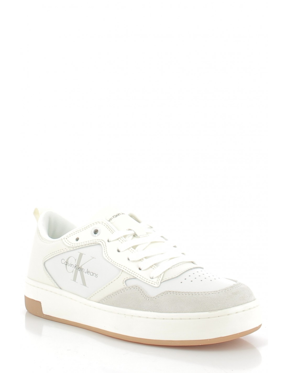 calvin klein baskets de ville femme cupsole low l blanc