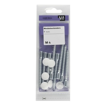 KARWEI meubelverbinder (8 stuks)