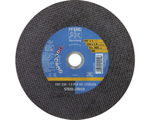 Doorslijpschijf PFERD EHT PSF HD STEELOX Ø 230x1,9x22,23 mm