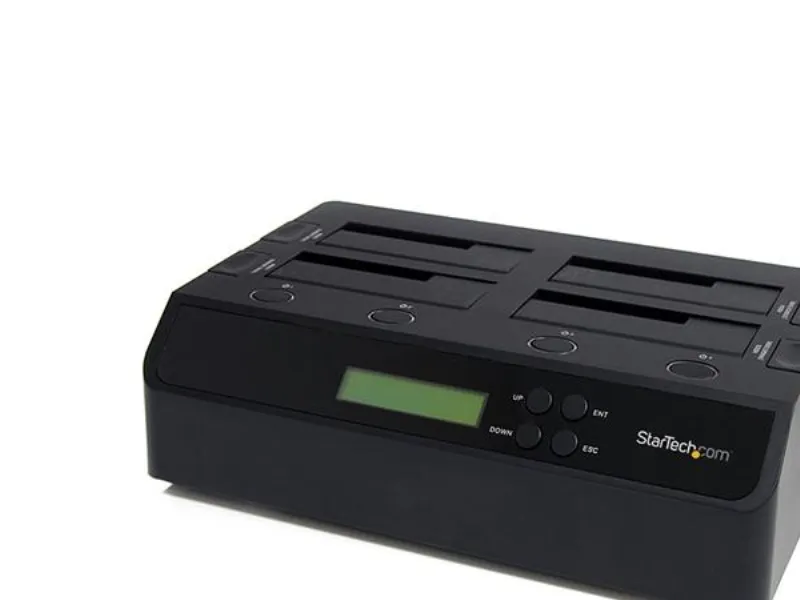 StarTech.com 4 Bay USB 3.0/ eSATA Hard Drive Duplicator Dockingstation til 2,5