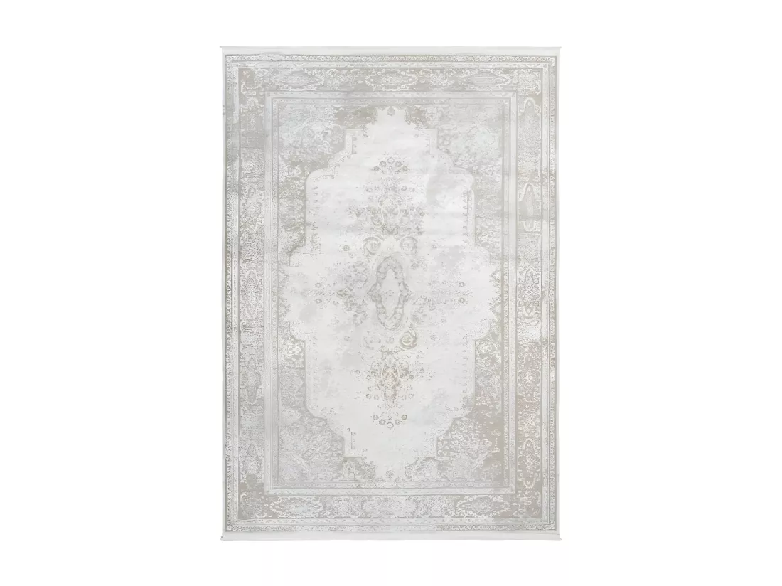 Tapis Pierre Cardin 330x240cm, design E209E coloris crème - Confort et élégance pour votre intérieur