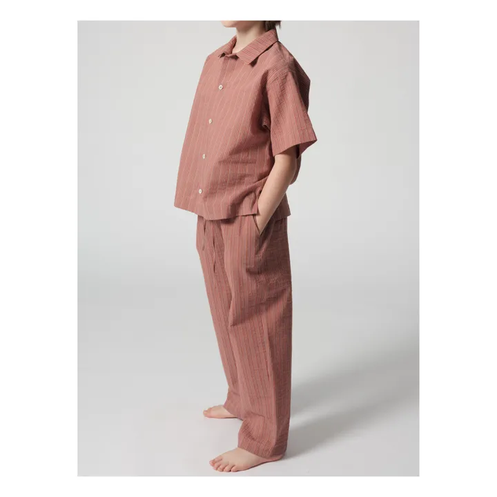 Tangerine Pantalon Rayé | Terracotta