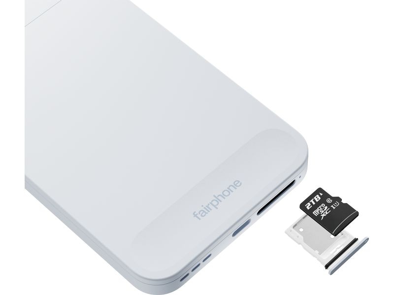 Fairphone Fairphone 6 256 GB Cloud white Nachhaltiges Android-Smartphone aus fairer Produktion mit recycelten Materialien
