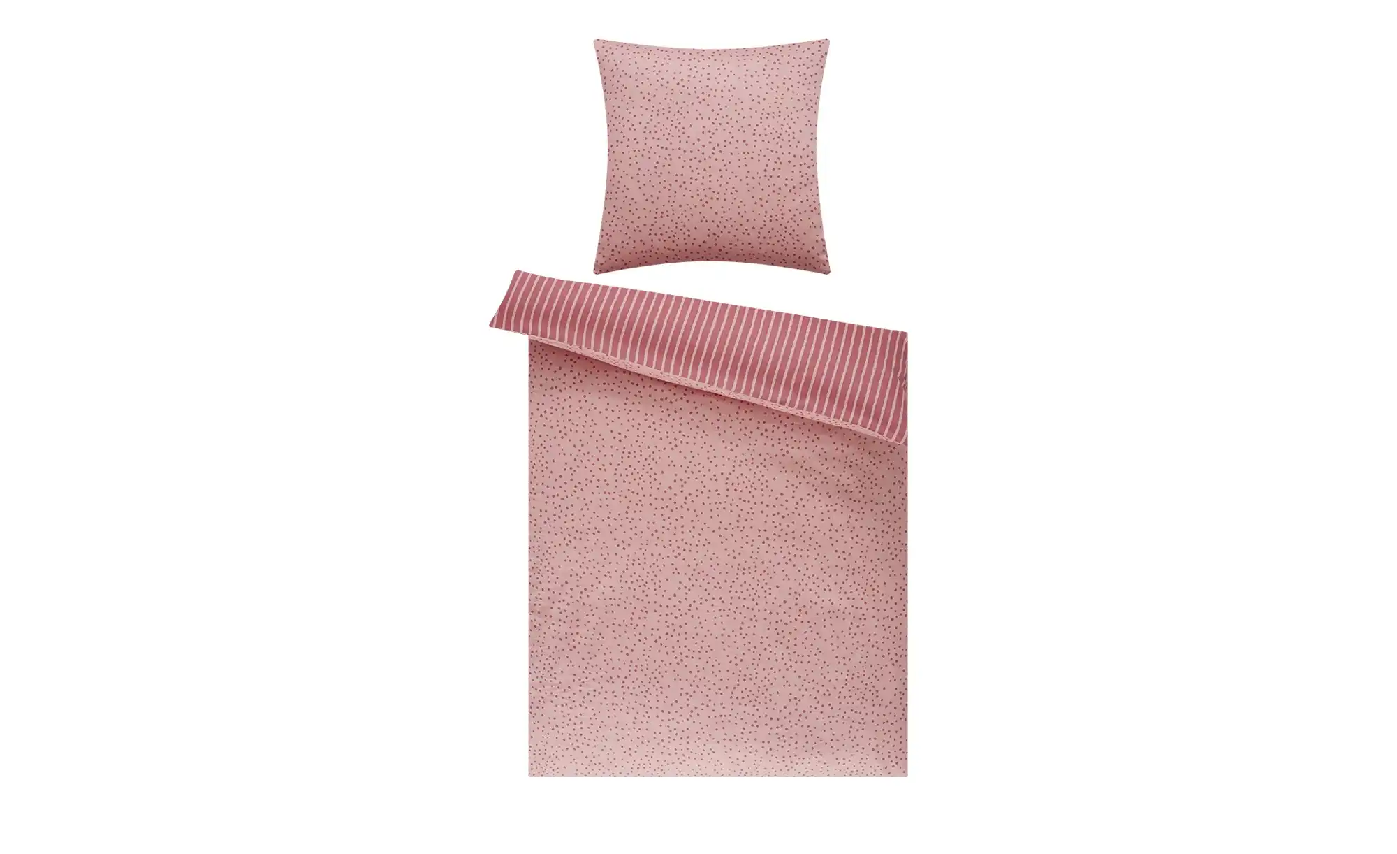 como Satin Wende-Bettwäsche Dotted