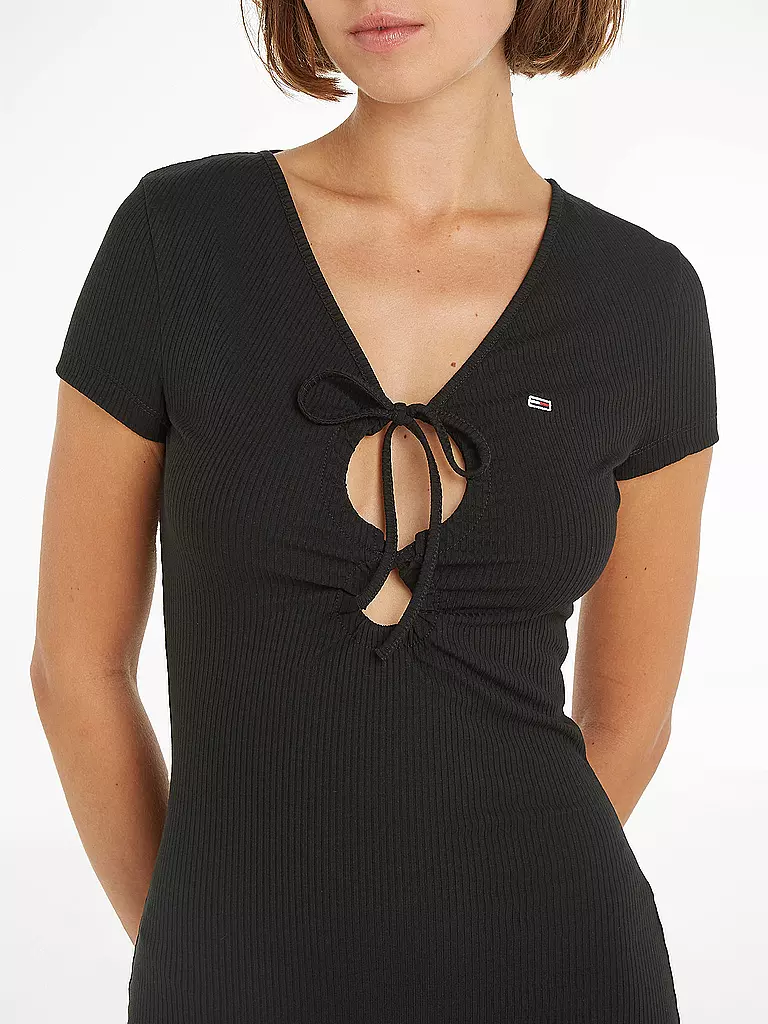 TOMMY JEANS Minikleid  schwarz