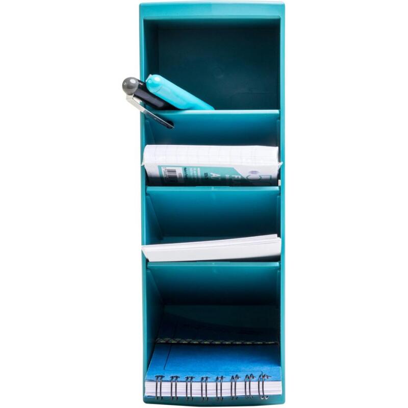 Tour de rangement 4 cases MultiTower Skandi - Couleurs assorties