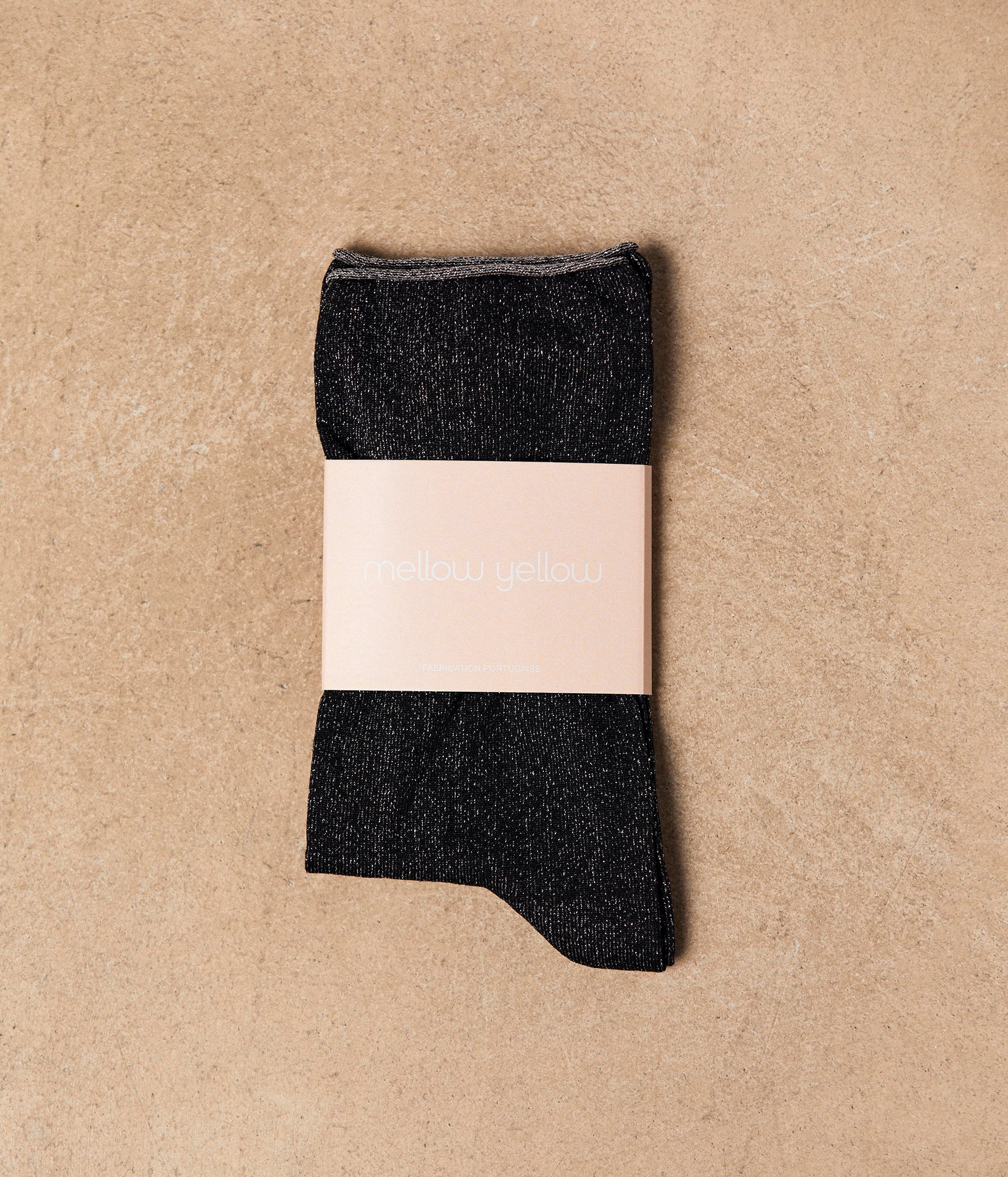 Chaussettes noir argent Alexina