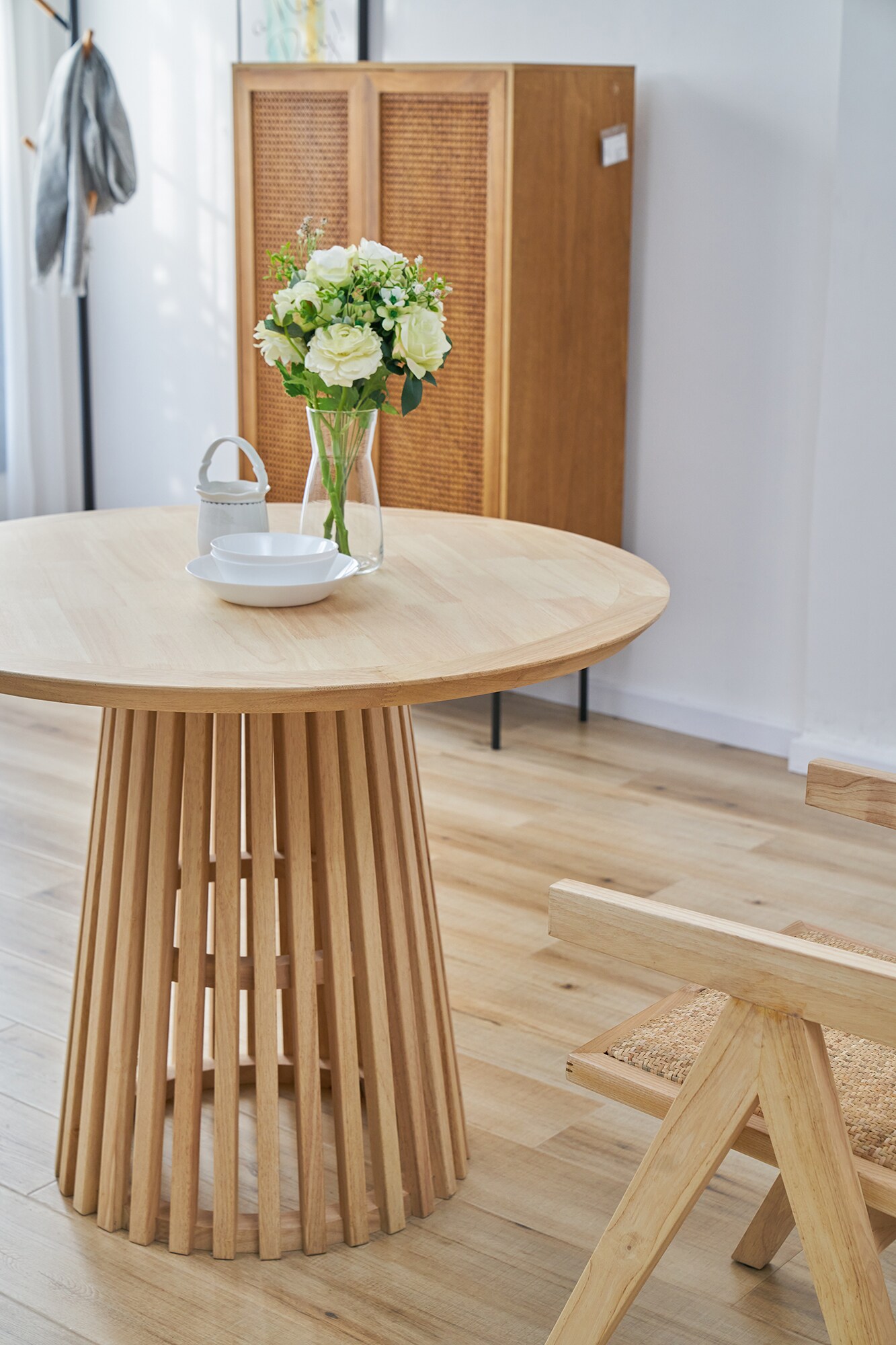 Esstisch 100cm Esszimmertisch Wohnzimmertisch Küchentisch Speisetisch natur