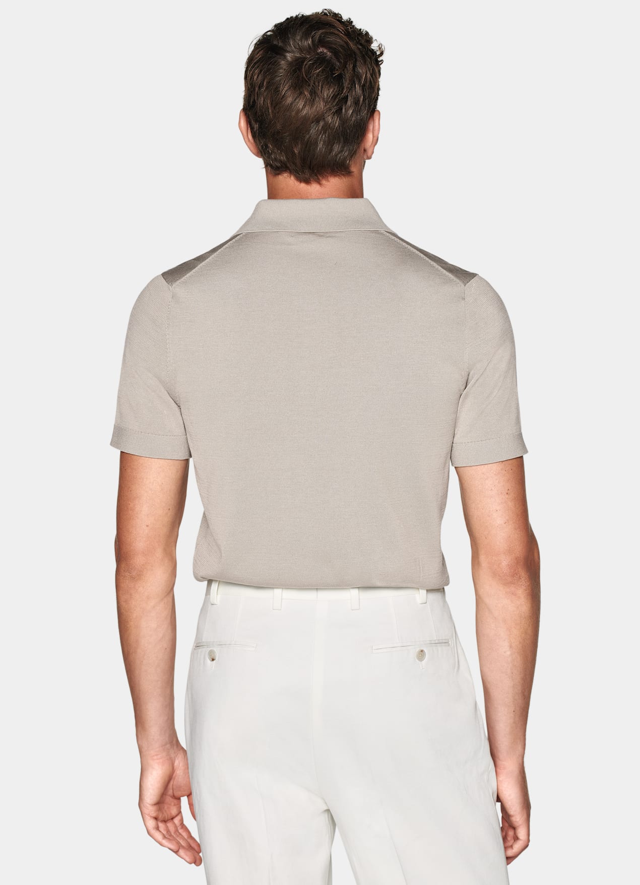 Polo taupe clair