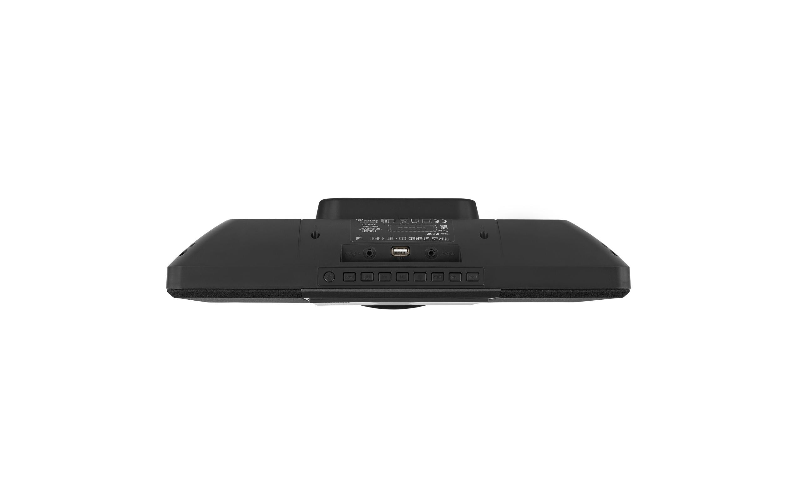 Radio/CD-Player Nimes SchwarzStilvolles Stereo-HiFi-System mit USB und CD-Player