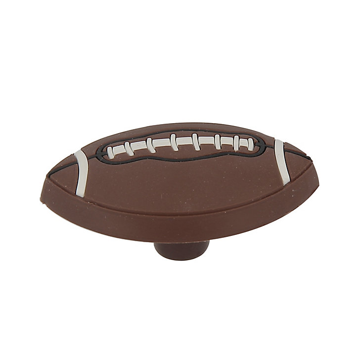 Bouton de meuble ballon de rugby Edern l.5,8 x P.2,3 cm