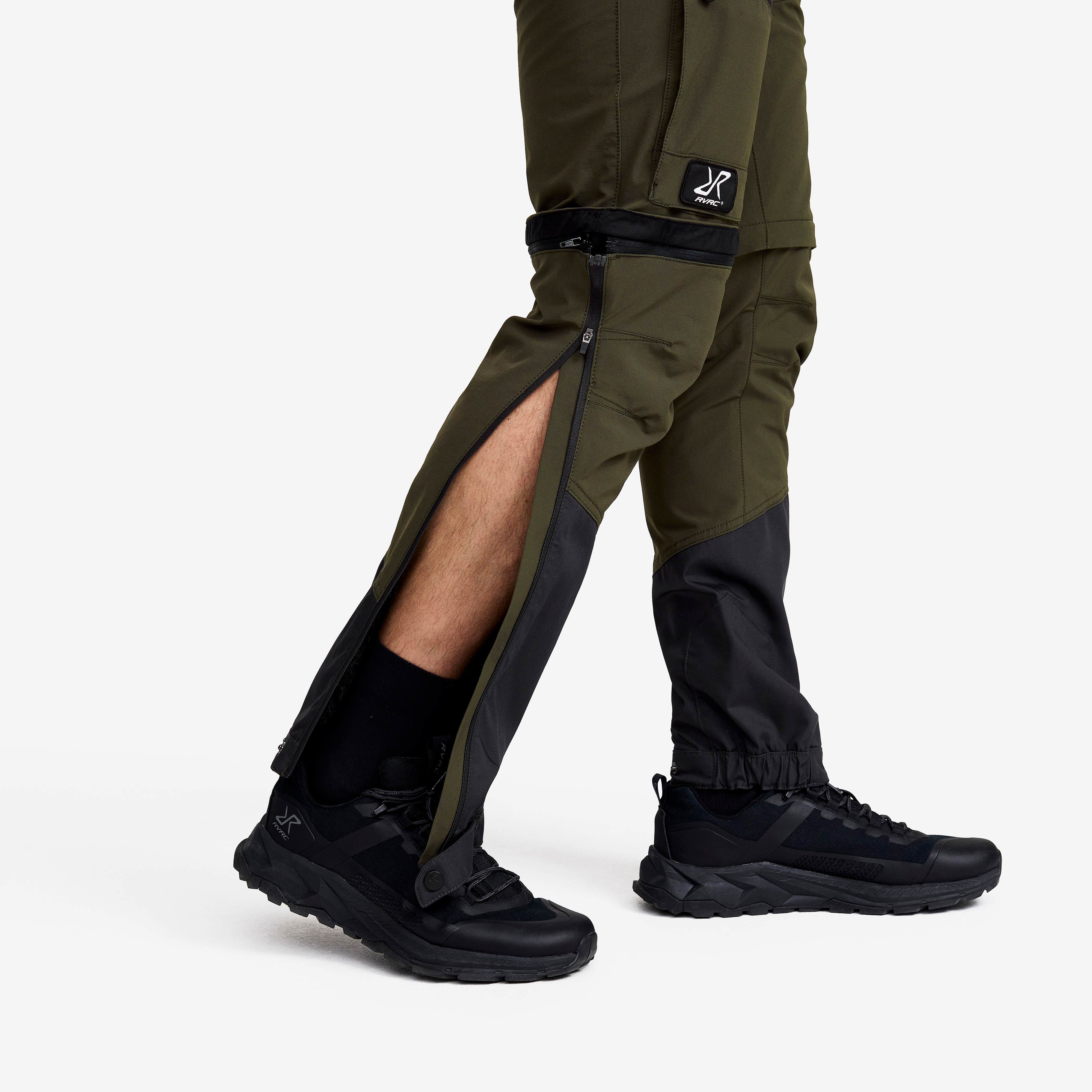 Range Pro Stretch Zip-off Pants Herre Forest Night/Anthracite